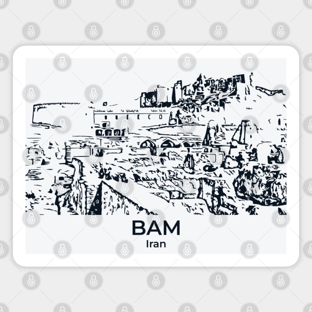 Bam - Iran Magnet by Lakeric